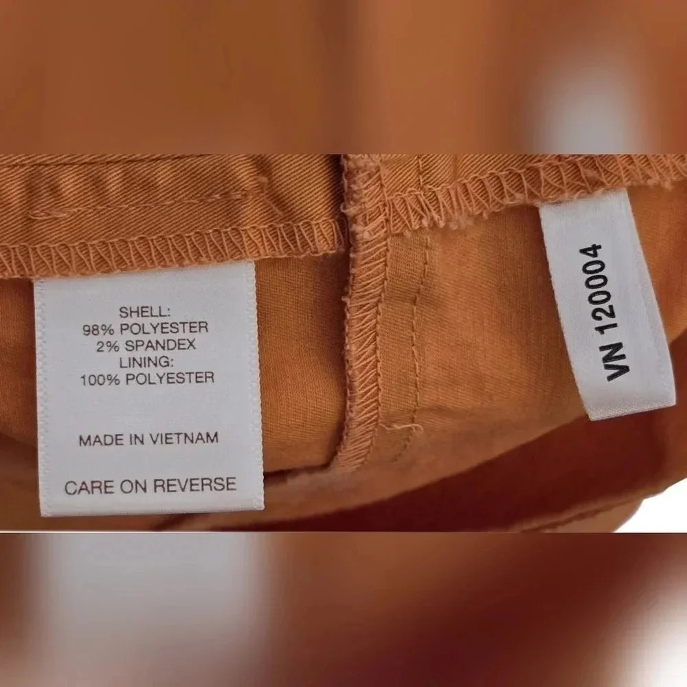 Eva Mendes by NY&Company, Size 12, Orange Strapless Dress - Picture 8 of 10